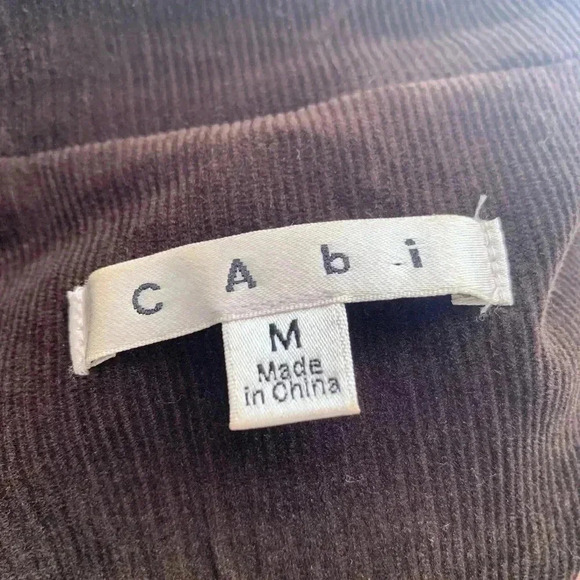 CAbi Down to Earth Dark Brown Corduroy Blazer Dark Academic Chic Jacket Size M - Picture 7 of 9